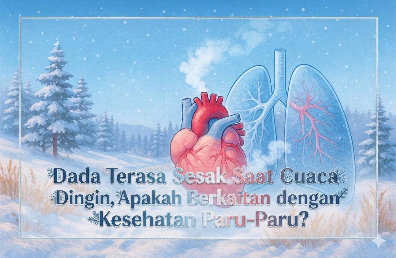 Dada Terasa Sesak Saat Cuaca Dingin, Apakah Berkaitan dengan Kesehatan Paru-Paru?