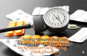 Sering Minum Obat Tapi Tekanan Darah Tetap Tinggi? Ini Kesalahan yang Sering Tidak Disadari