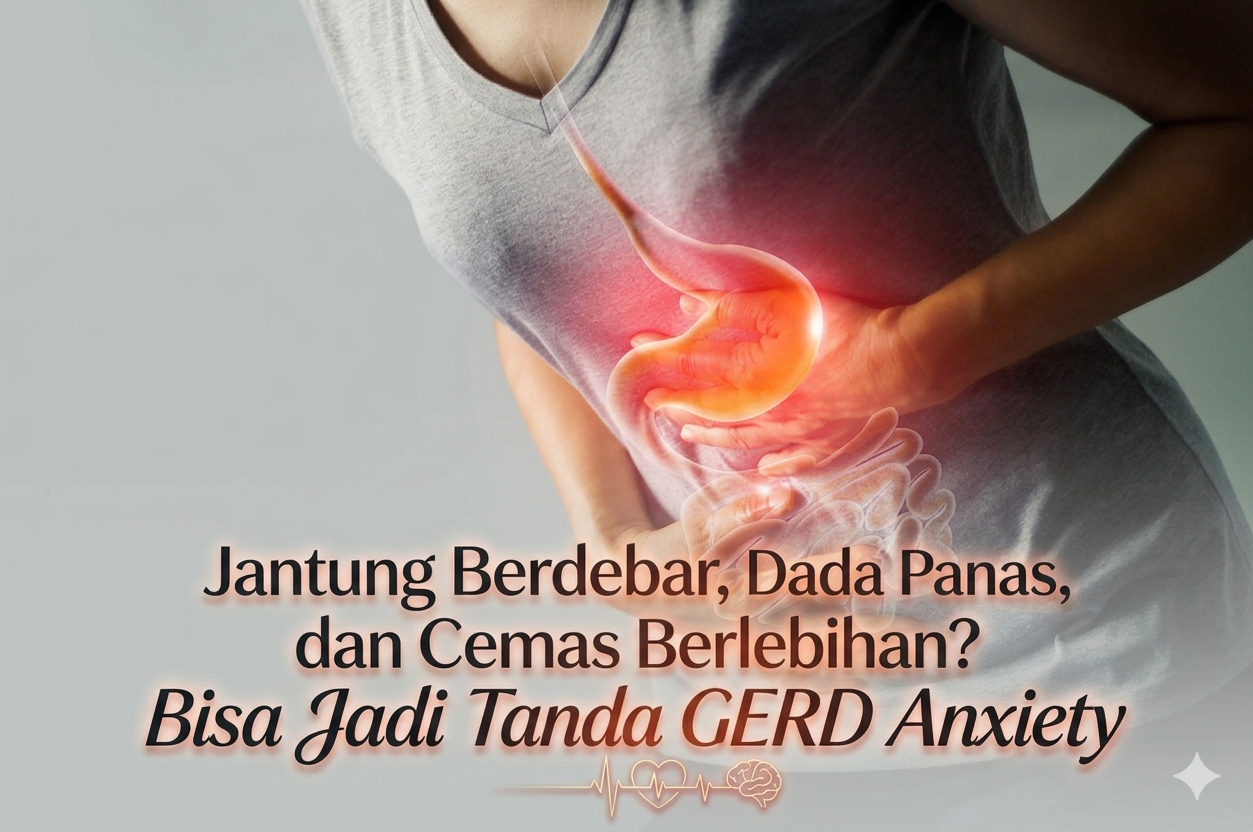Jantung Berdebar, Dada Panas, dan Cemas Berlebihan? Bisa Jadi Tanda GERD Anxiety