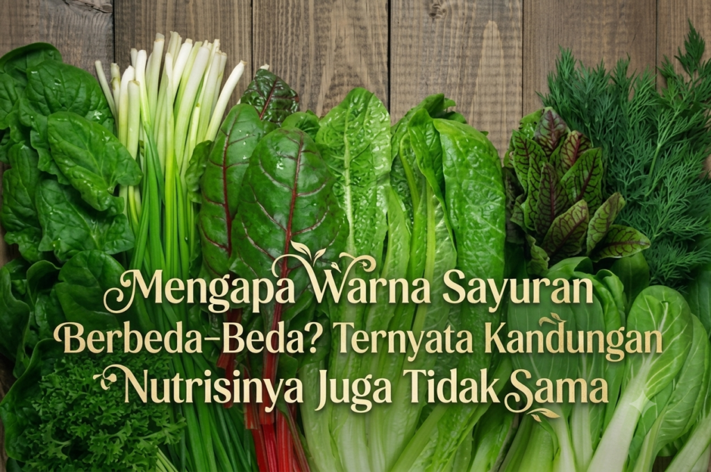 Mengapa Warna Sayuran Berbeda-Beda? Ternyata Kandungan Nutrisinya Juga Tidak Sama
