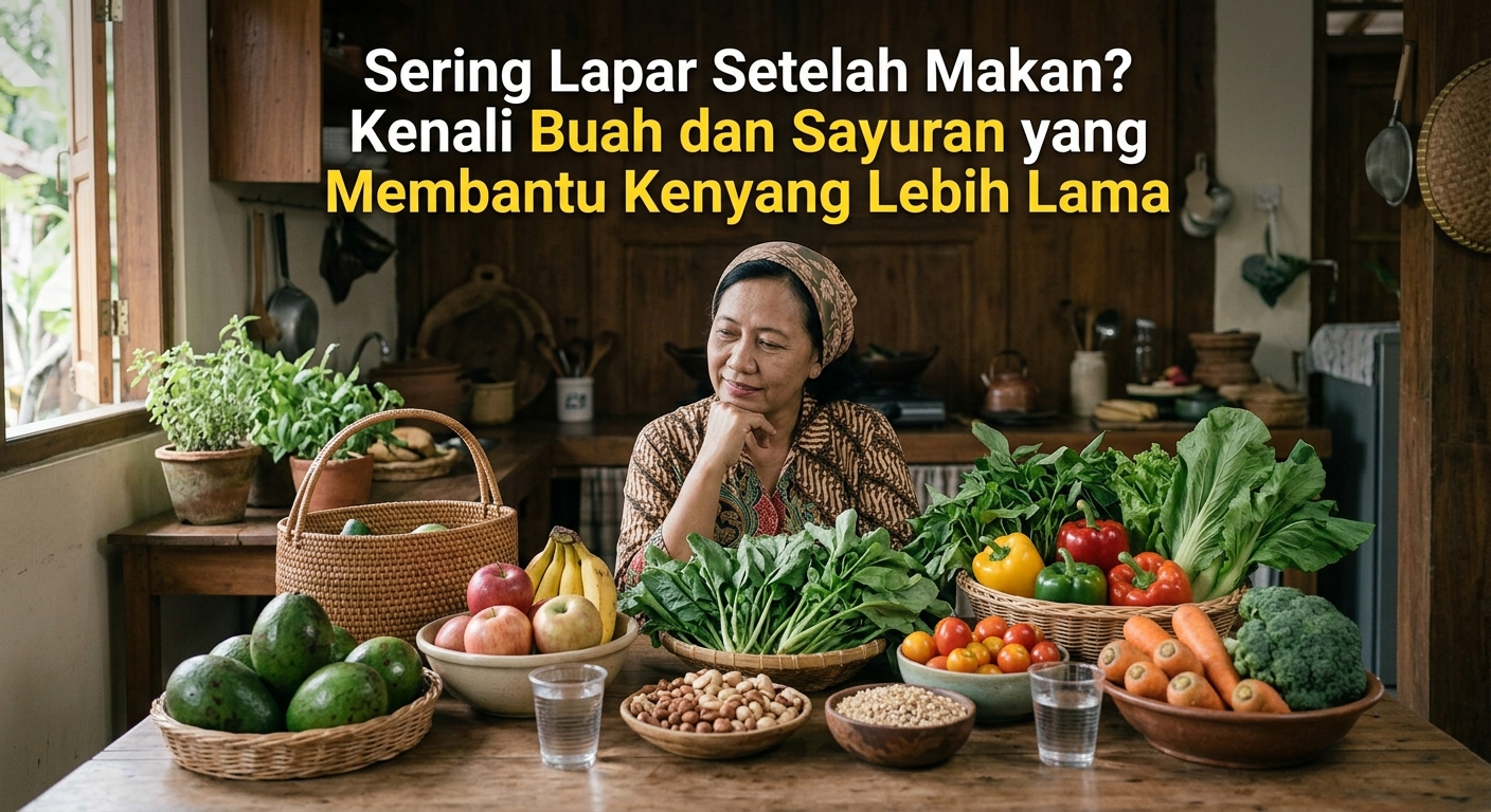 Sering Lapar Setelah Makan? Kenali Buah dan Sayuran yang Membantu Kenyang Lebih Lama