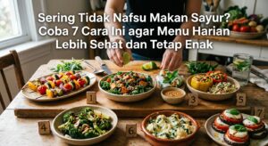 Sering Tidak Nafsu Makan Sayur? Coba 7 Cara Ini agar Menu Harian Lebih Sehat dan Tetap Enak
