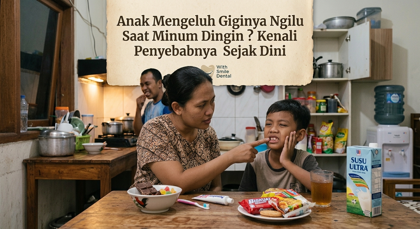 Anak Mengeluh Giginya Ngilu Saat Minum Dingin? Kenali Penyebabnya Sejak Dini