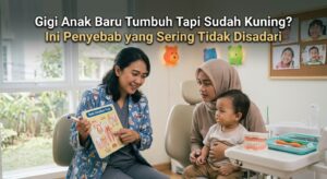 Gigi Anak Baru Tumbuh Tapi Sudah Kuning? Ini Penyebab yang Sering Tidak Disadari
