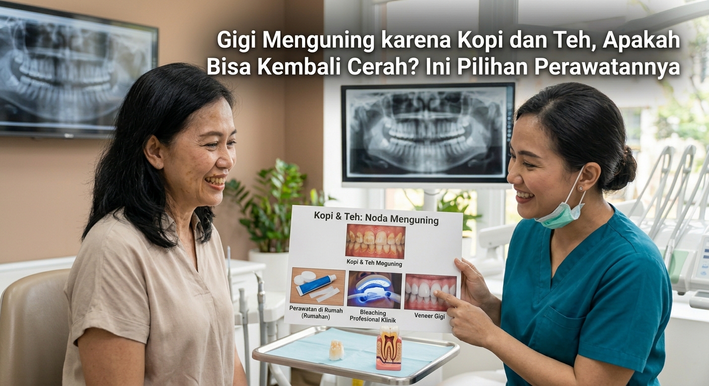 Gigi Menguning karena Kopi dan Teh, Apakah Bisa Kembali Cerah? Ini Pilihan Perawatannya