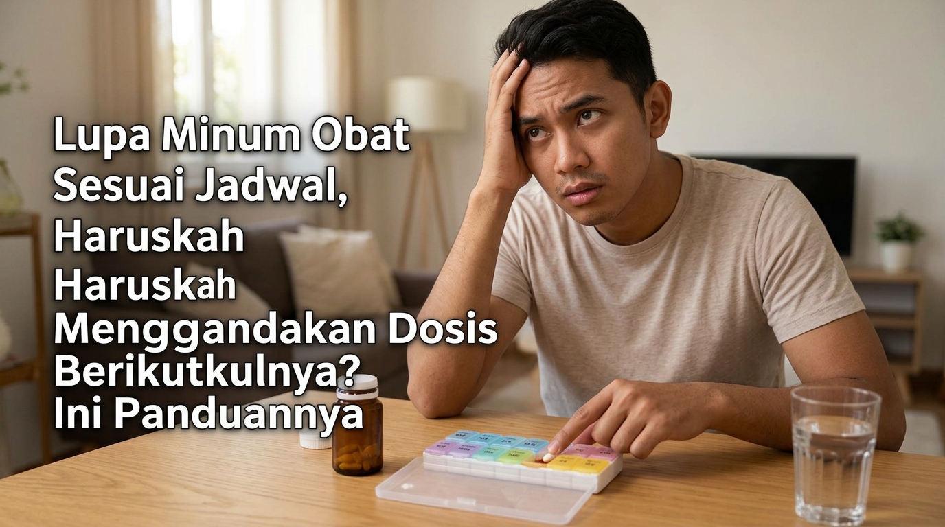 Lupa Minum Obat Sesuai Jadwal, Haruskah Menggandakan Dosis Berikutnya? Ini Panduannya