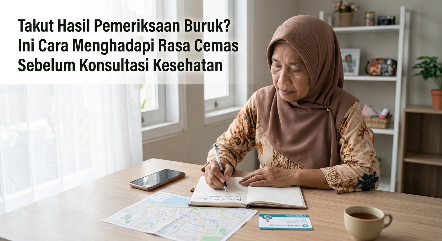 Takut Hasil Pemeriksaan Buruk? Ini Cara Menghadapi Rasa Cemas Sebelum Konsultasi Kesehatan